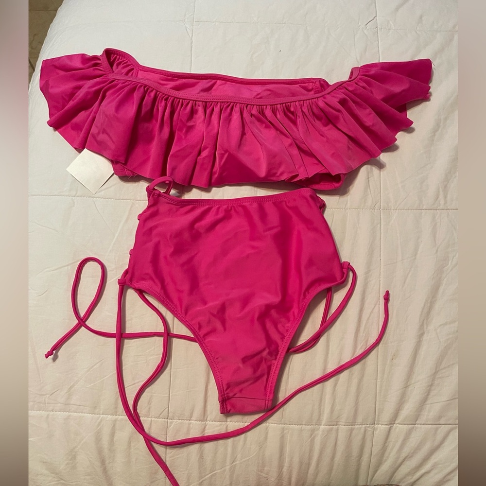 LALA Swim Pink Bikini Set - Picture 2 of 5